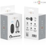 INTENSE - PLUG ANALE 10 VIBRAZIONI METALLO CON TELECOMANDO L